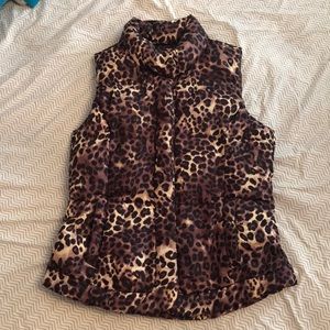 Women’s leopard vest